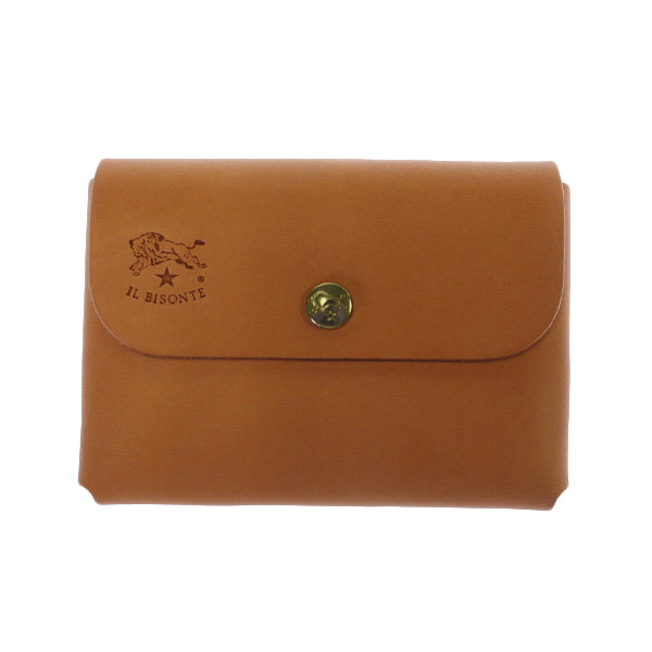 イルビゾンテ IL BISONTE カードケース メンズ レディース SCC032-PG0001-CA101 (C0855-P-145) キャメル